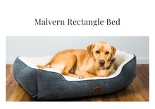 Load image into Gallery viewer, NEW RANGE Snug &amp; Cosy Malvern Rectangle Waterproof Dog Bed UK made Luxury pet bed

