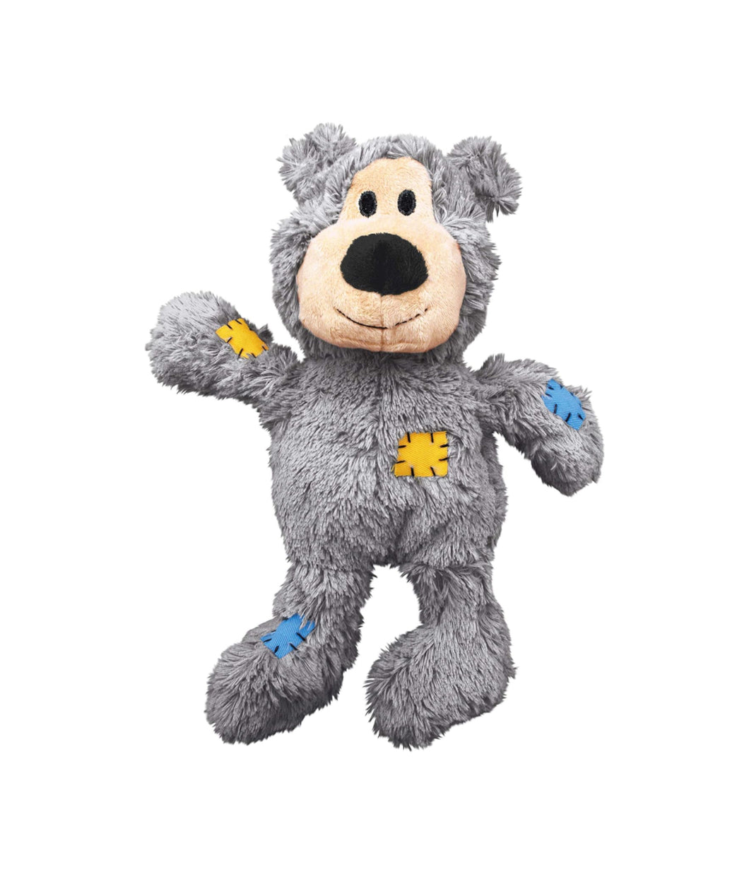 KONG Wild Knots Bear Dog Toy, comes in a range of sizes a sturdy and durable plush toy no