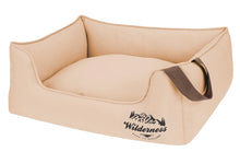 Load image into Gallery viewer, NEW RANGE ! Snug &amp; Cosy Wilderness dog bed Made with fully water repellent canvas
