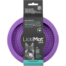 Load image into Gallery viewer, LickiMatⓇ UFO Dog &amp; Cat enrichment feeding bowl made from natural rubber
